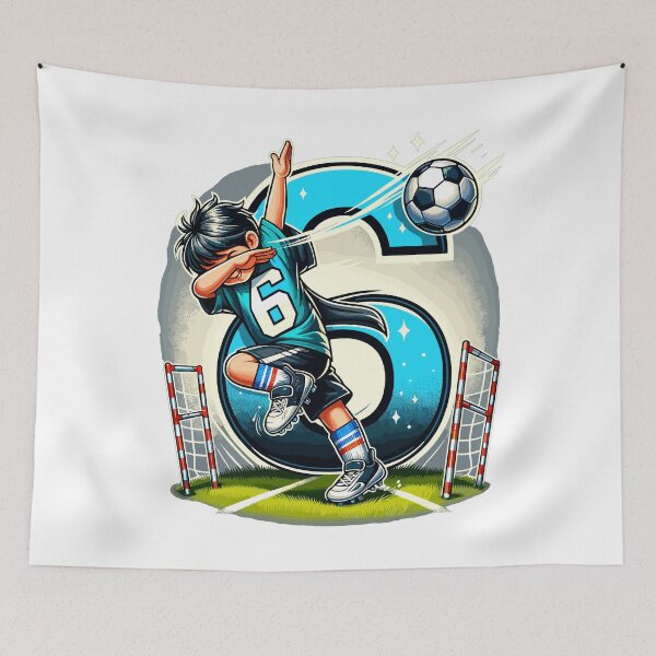Item preview, 6 Year Old Boy Soccer Birthday Shirt Idea designed and sold by druckfun.