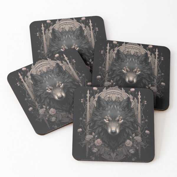 Item preview, Rose wolf designed and sold by Arkaidian.