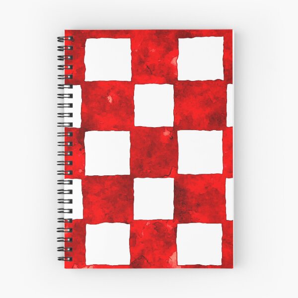 Item preview, Mottles Red and white Chequerboard designed and sold by SoshanaC.