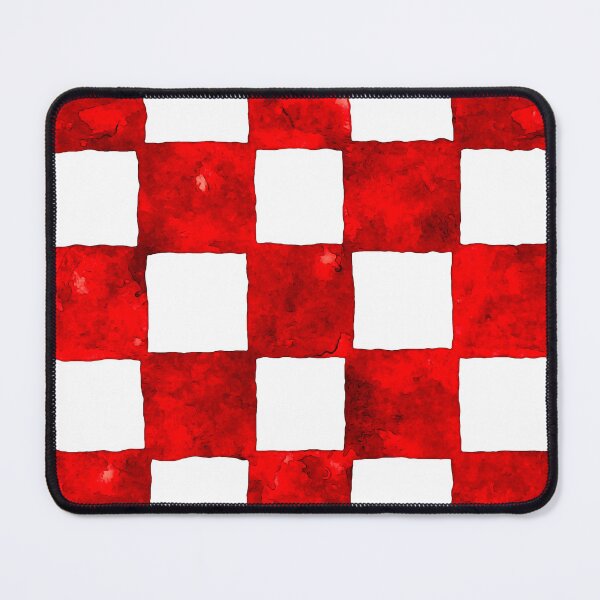 Item preview, Mottles Red and white Chequerboard designed and sold by SoshanaC.