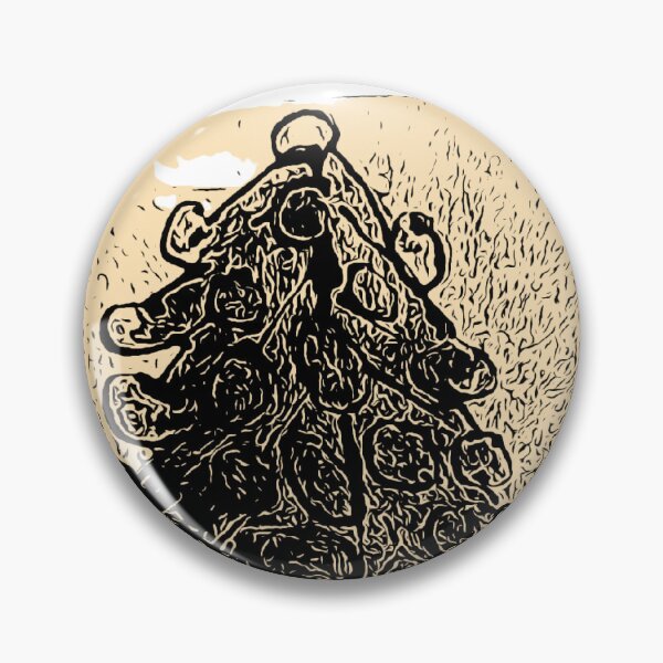 Item preview, Antic holiday Christmas tree  designed and sold by Tonyasartprints.