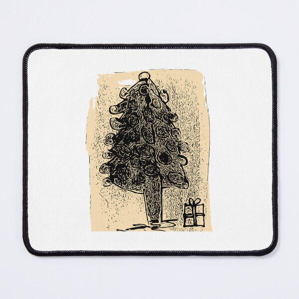 Item preview, Antic holiday Christmas tree designed and sold by Tonyasartprints.