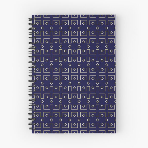 Item preview, Modern Geometry - Seamless Gold and Blue Patterns designed and sold by Looming Lines.