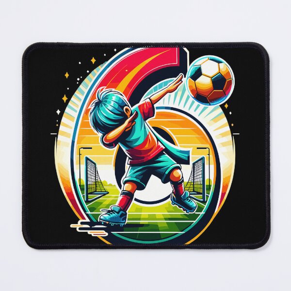 Item preview, 6 Year Old Boy Soccer Birthday Shirt Idea designed and sold by druckfun.