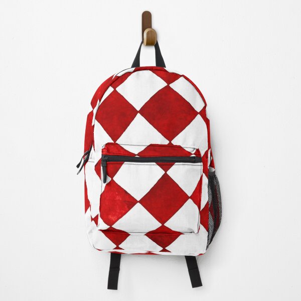 Item preview, Mottled Red with white diamonds designed and sold by SoshanaC.