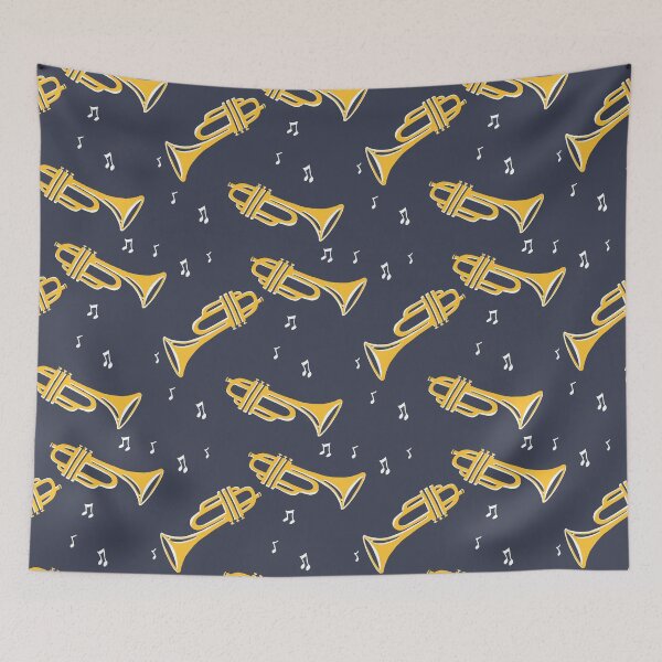 Item preview, Trumpets - Navy designed and sold by VannBenson.