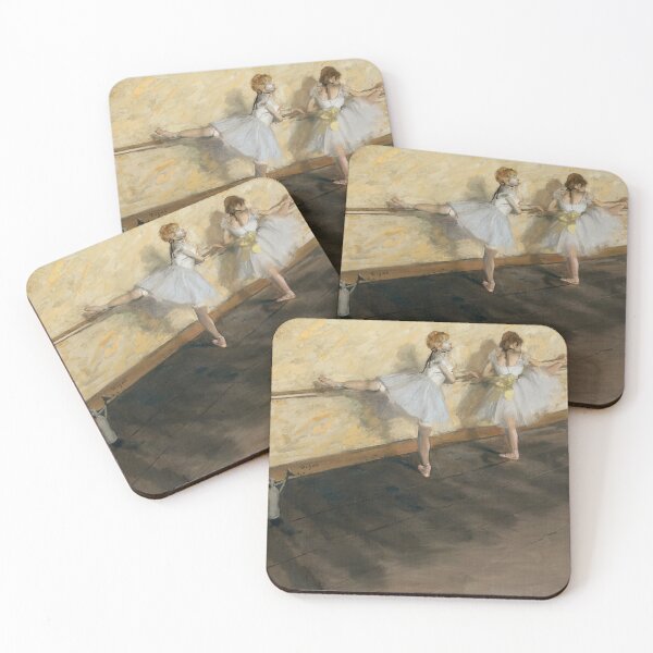 Artikelvorschau, Tänzer üben an der Barre von Edgar Degas entworfen und verkauft von VintageArtByIda.