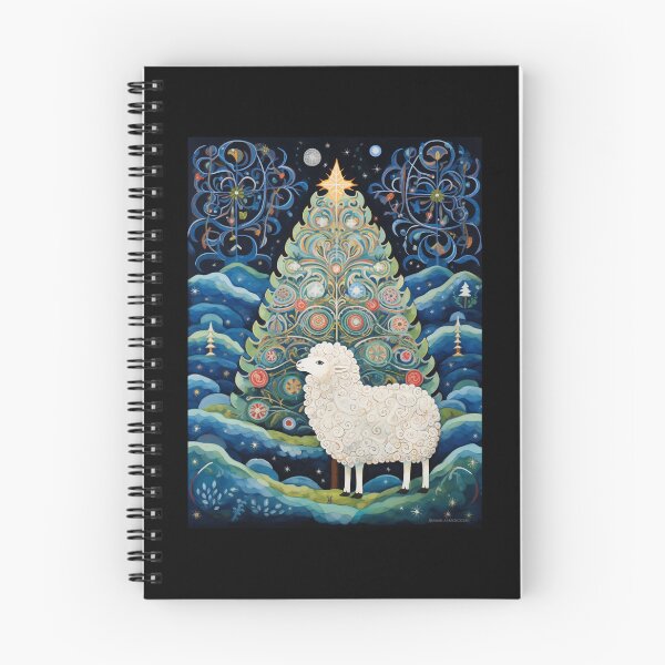 Item preview, Cute Sheep And Christmas Tree designed and sold by CamilleNorris.