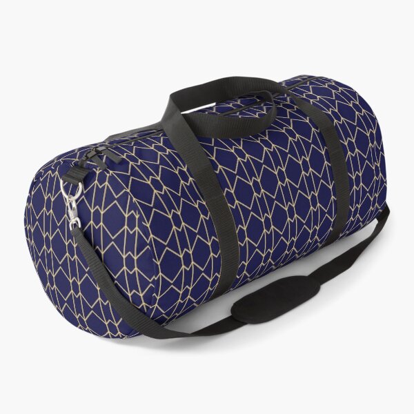Item preview, Modern Shapes - Seamless Gold and Blue Geometric Patterns designed and sold by Looming Lines.