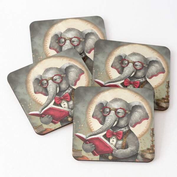 Item preview, Steampunk Scientist Elephant designed and sold by ShubieDoo12.