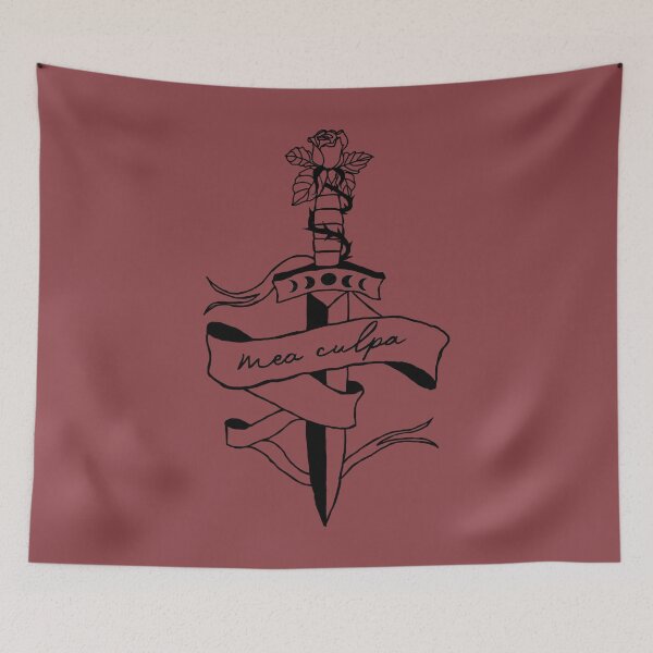 Item preview, Mea Culpa (My Bad) Latin Dagger  designed and sold by AbigailHerman.