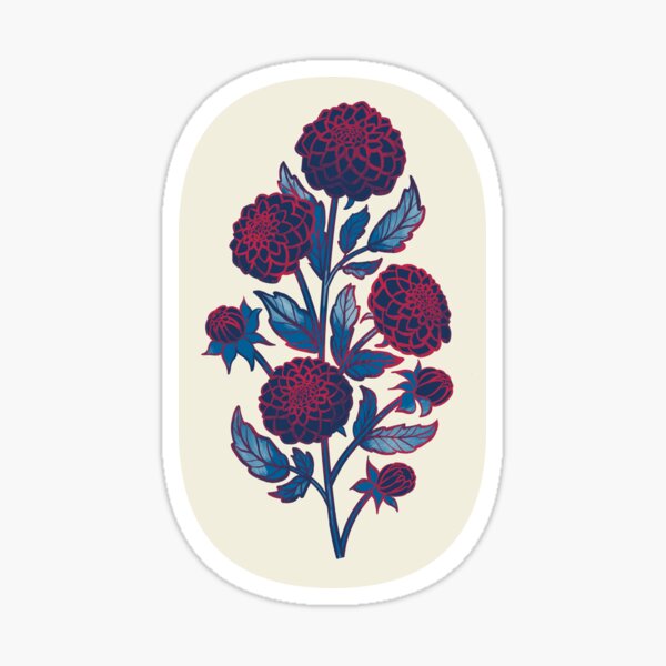 Black Dahlia Sticker