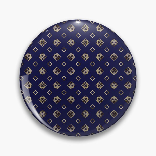 Item preview, Abstract Azure Dreams - Seamless Gold Geometric Shapes designed and sold by Looming Lines.