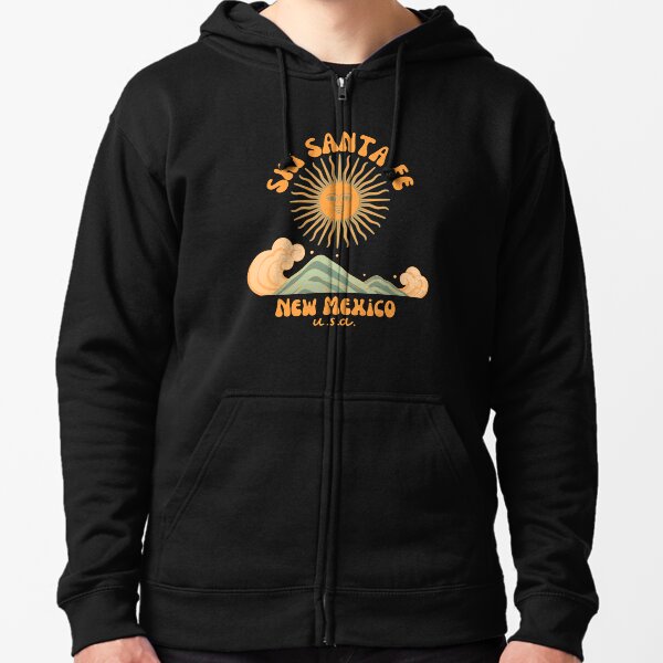 Item preview, Retro Sixties Ski Santa Fe, New Mexico, Orange Text- Retro Skiing / Vintage Skiing designed and sold by TimelessLocales.