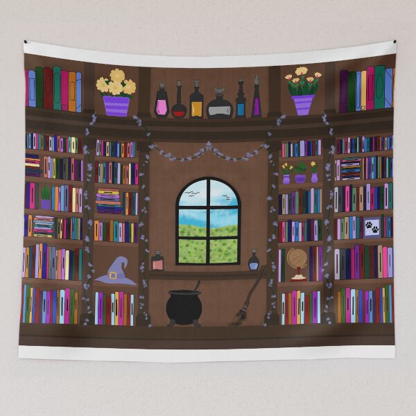 Item preview, Fantasy library  designed and sold by The Tsundoku Chronicles .