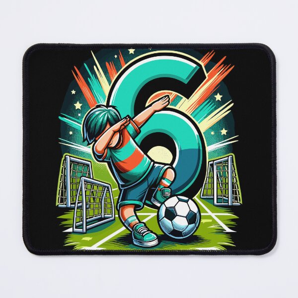 Item preview, 6 Year Old Boy Soccer Birthday Shirt Idea designed and sold by druckfun.