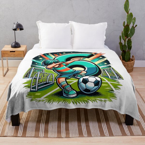 Item preview, 6 Year Old Boy Soccer Birthday Shirt Idea designed and sold by druckfun.