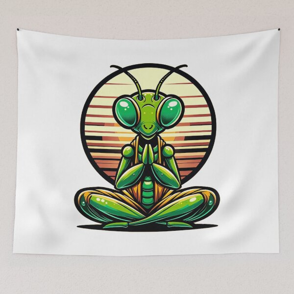Item preview, The Meditating Mantis designed and sold by nautilusart.