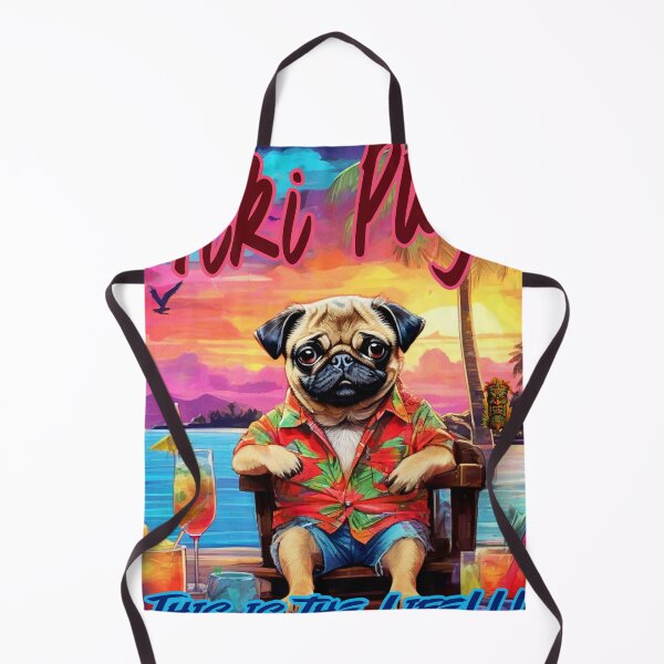 Item preview, TIKI PUG designed and sold by RedBluffTraders.