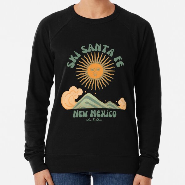 Vista previa del artículo con la obra «Retro Sixties Ski Santa Fe, Nuevo México, texto verde - Esquí retro / Esquí vintage», diseñado y vendido por TimelessLocales.