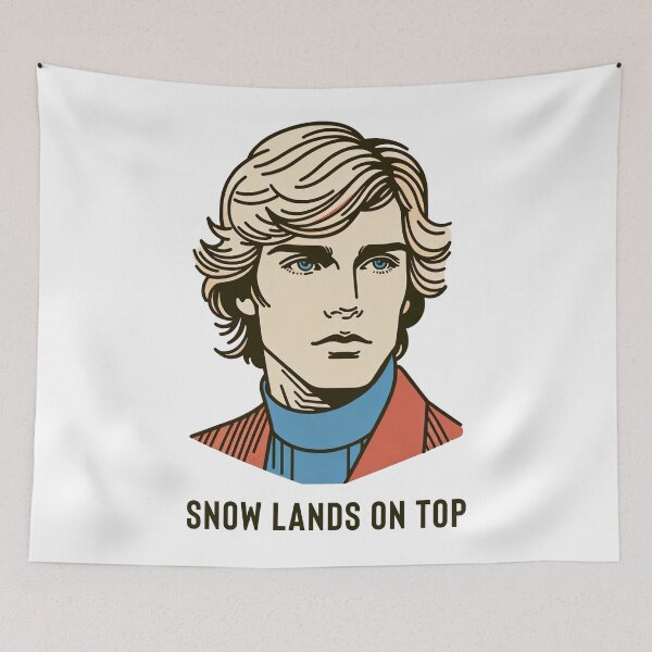 Item preview, Coriolanus Snow Lands on Top designed and sold by Retro Travel Design.