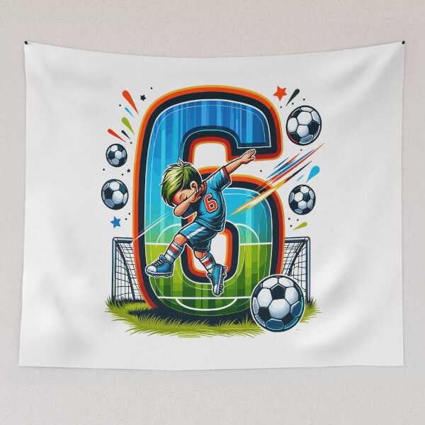 Item preview, 6 Year Old Boy Soccer Birthday Shirt Idea designed and sold by druckfun.