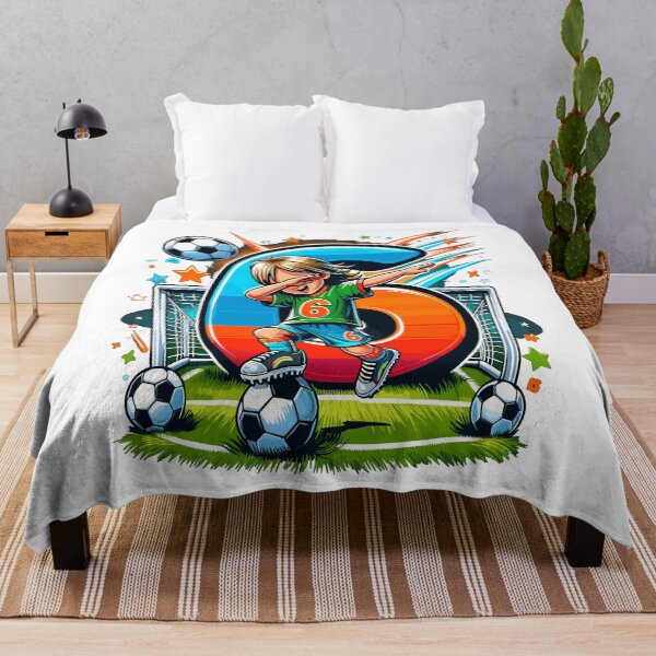 Item preview, 6 Year Old Boy Soccer Birthday Shirt Idea designed and sold by druckfun.