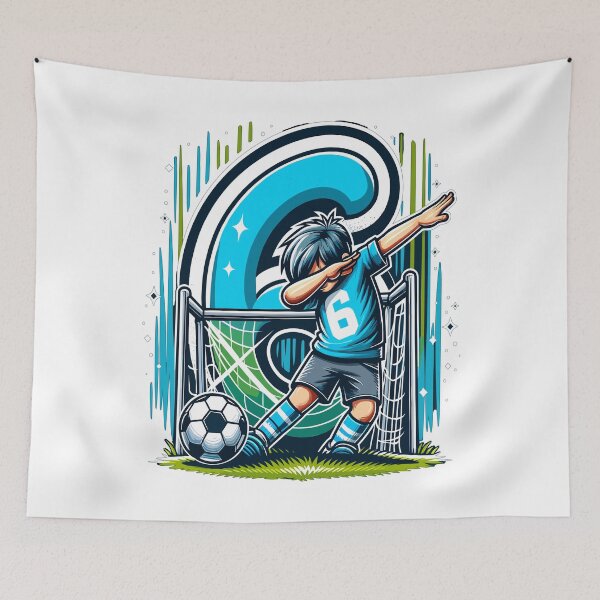 Item preview, 6 Year Old Boy Soccer Birthday Shirt Idea designed and sold by druckfun.