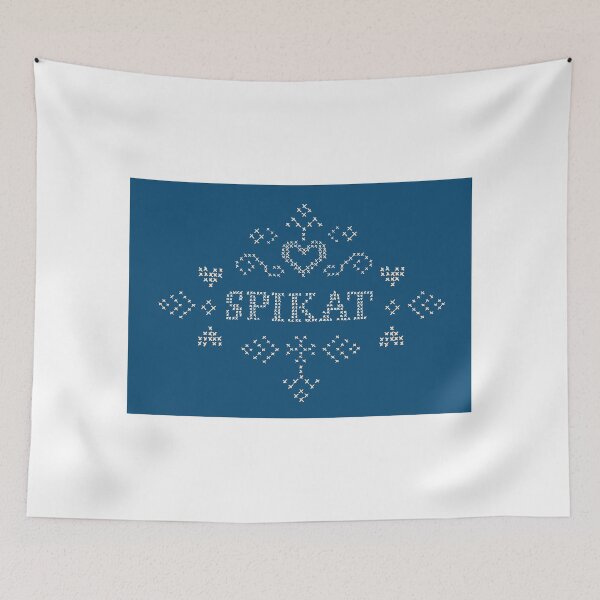 Item preview, Spikat funny Swedish cross stitched designed and sold by Goddessart.