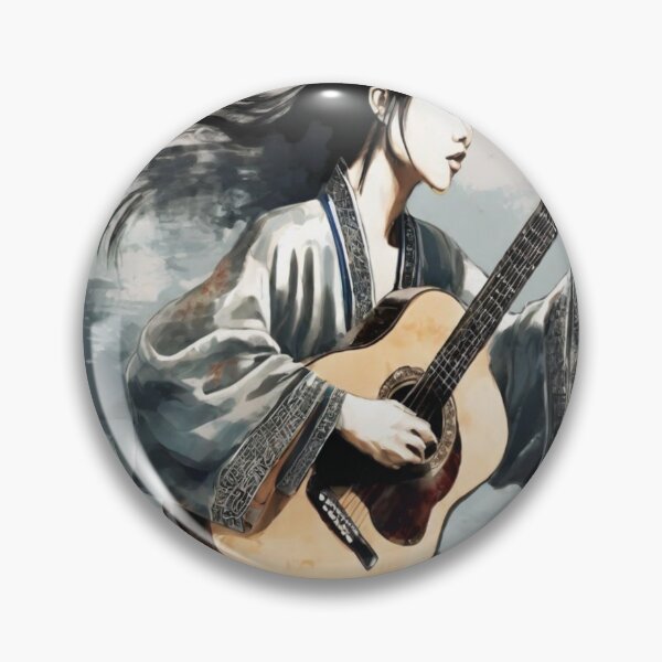 Item preview, Oriental girl and guittar designed and sold by Luhgoveiia.