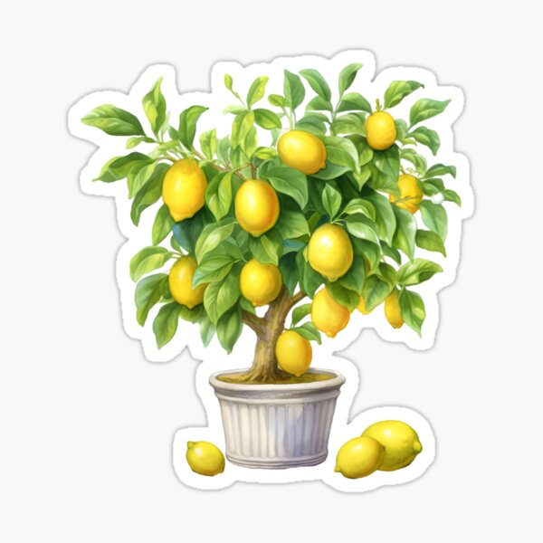 Item preview, Lemon tree watercolor art designed and sold by New-School-Wave.