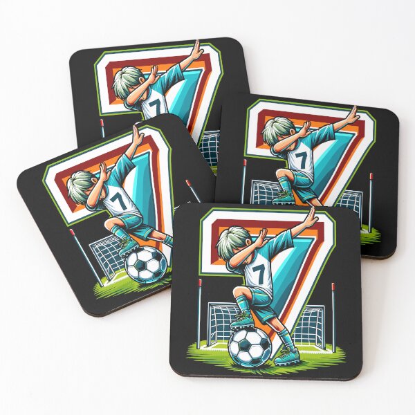 Item preview, 7 Year Old Boy Soccer Birthday Shirt Idea designed and sold by druckfun.