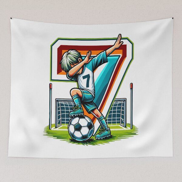Item preview, 7 Year Old Boy Soccer Birthday Shirt Idea designed and sold by druckfun.