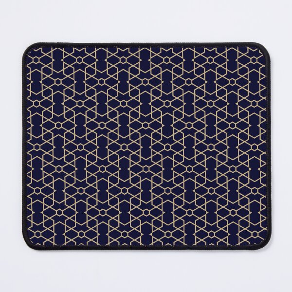 Item preview, Abstract Azure Pattern - Seamless Gold Geometry designed and sold by Looming Lines.