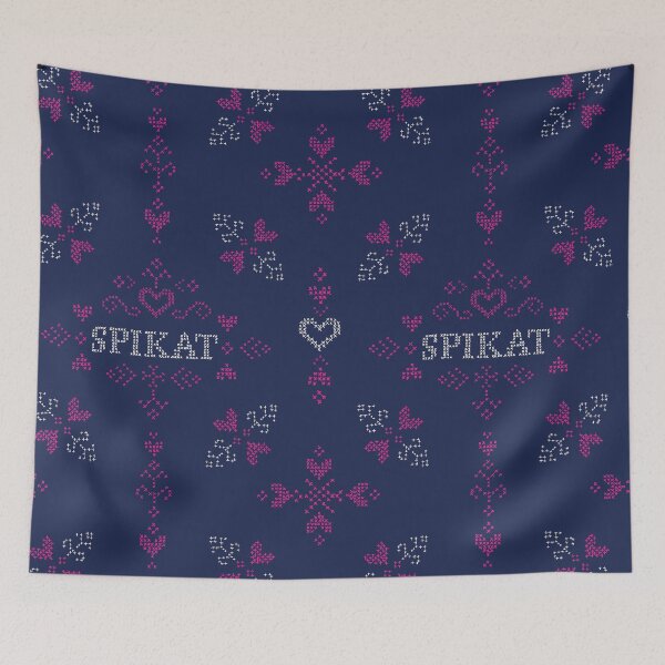 Item preview, Spikat funny Swedish cross stitched designed and sold by Goddessart.