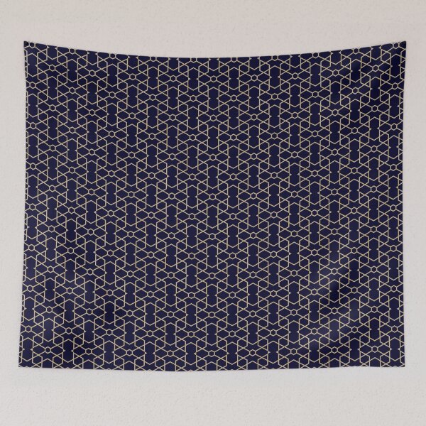 Item preview, Abstract Azure Pattern  - Seamless Gold Geometry designed and sold by Looming Lines.