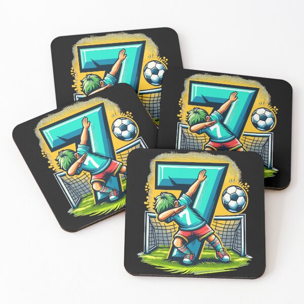 Item preview, 7 Year Old Boy Soccer Birthday Shirt Idea designed and sold by druckfun.