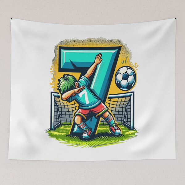Item preview, 7 Year Old Boy Soccer Birthday Shirt Idea designed and sold by druckfun.