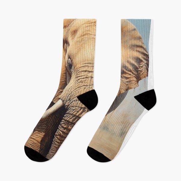 Item preview, Majestic African Elephant in Lush Habitat designed and sold by ABArtByAlexST.