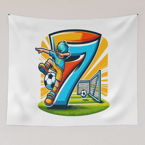 Item preview, 7 Year Old Boy Soccer Birthday Shirt Idea designed and sold by druckfun.