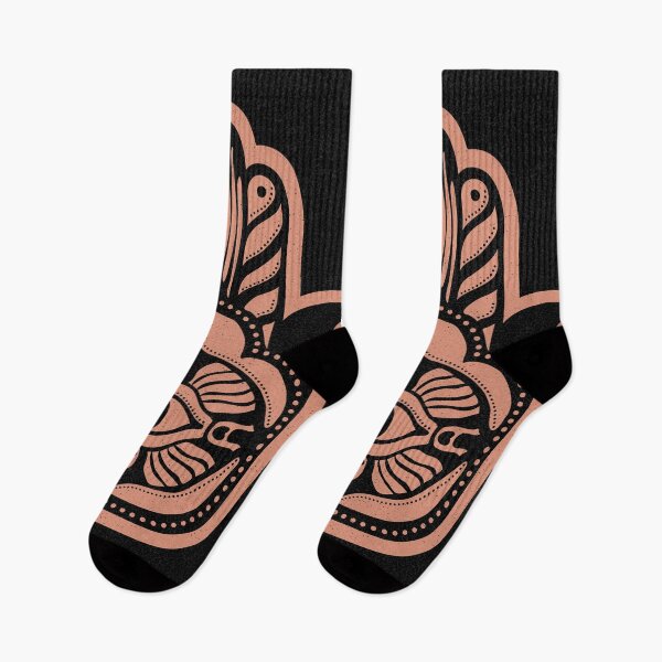 Item preview, Hamsa Lava - Coal + Coral designed and sold by Irene Estelle.