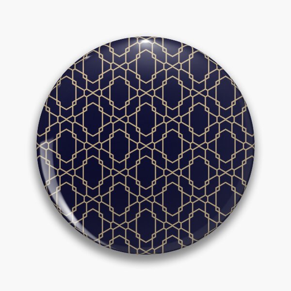 Item preview, Gleaming Horizon - Abstract Geometry in Seamless Gold designed and sold by Looming Lines.
