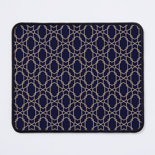 Item preview, Gleaming Horizon - Abstract Geometry in Seamless Gold designed and sold by Looming Lines.