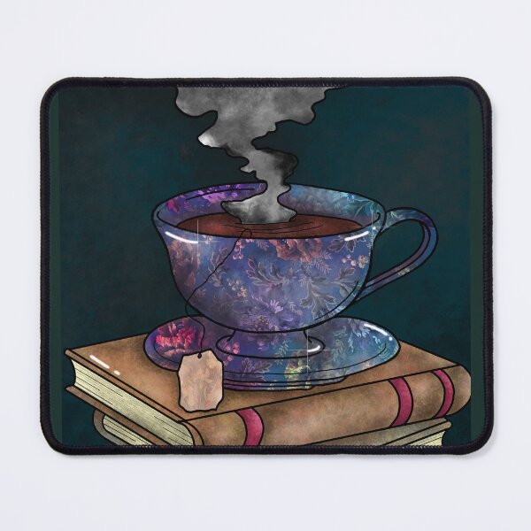 Item preview, Hot Tea Over Some Books designed and sold by madam-moonbeam.