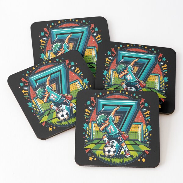 Item preview, 7 Year Old Boy Soccer Birthday Shirt Idea designed and sold by druckfun.