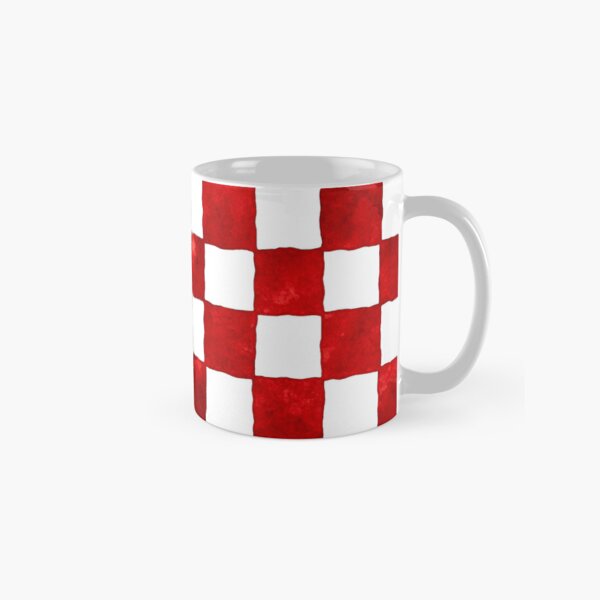 Item preview, Mottled red and white chequerboard-large designed and sold by SoshanaC.