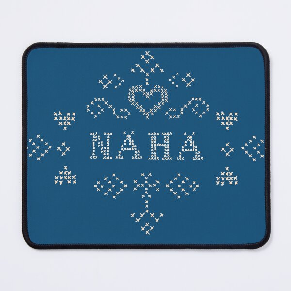 Item preview, Nähä, funny Swedish cross stitched designed and sold by Goddessart.