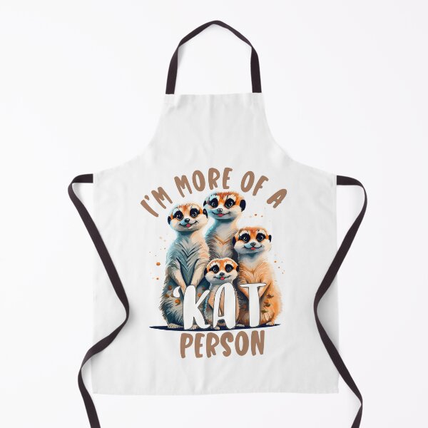 Item preview, Funny Meerkat Animal Lover Cat Parody, Cute Meerkat Family, I'm More Of A 'Kat Person designed and sold by Ransyn Art.