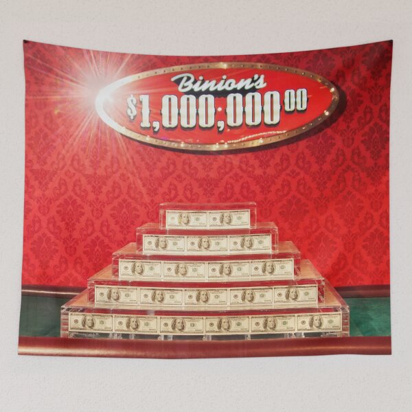 Item preview, Million dollars display at Binion's Casino, Las Vegas designed and sold by Travelways.