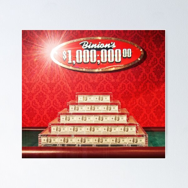 Item preview, Million dollars display at Binion's Casino, Las Vegas designed and sold by Travelways.